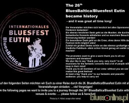 26. BluesBaltica/Bluesfest Eutin 